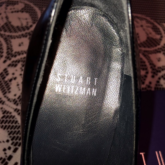 Stuart Weizmann Tipnaughty Jet Mirror pumps - sz 8 - Picture 7 of 8